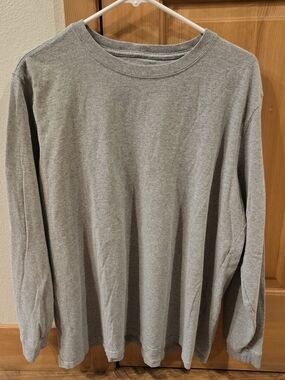Carhartt Heather Gray Long Sleeve Crewneck Tee